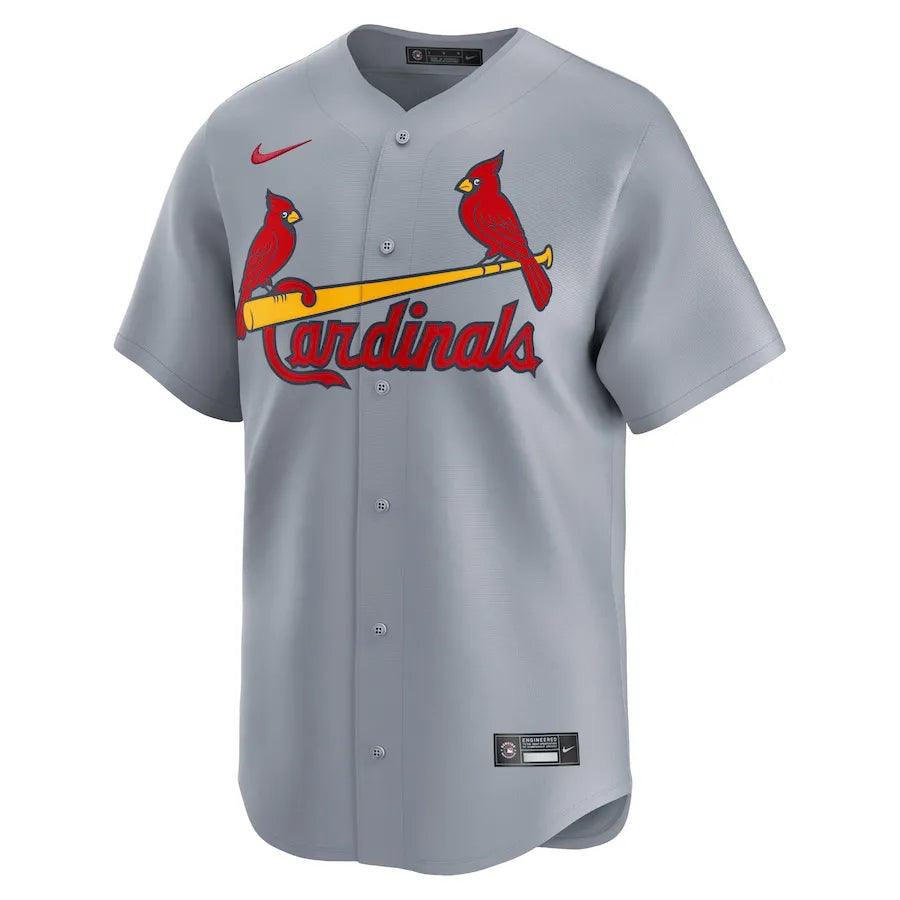 Jersey MLB St. Louis Cardinals Nike II Torcedor Masculina Cinza