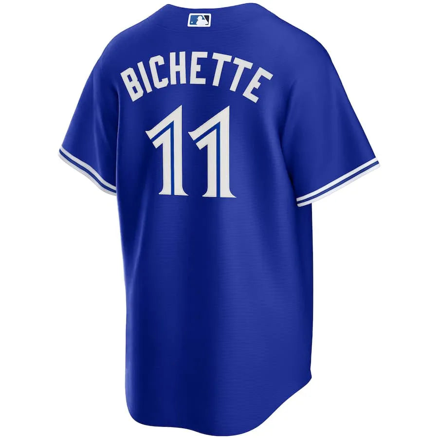 Jersey MLB Toronto Blue Jays Nike II Torcedor Masculina Azul Bo Bichette 11