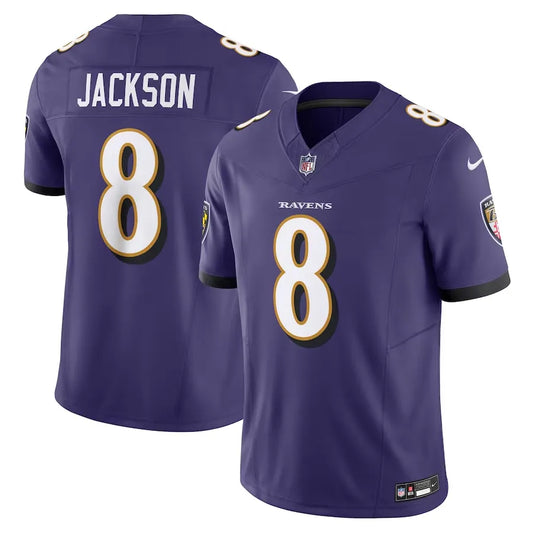 NFL Baltimore Ravens Lamar Jackson 8  Limited Jersey Roxa