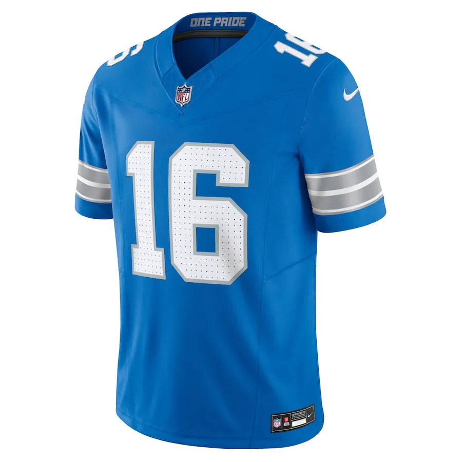 NFL Detroit Lions Blue Nike Jared Goff 16 Limited Jersey Masculina Azul