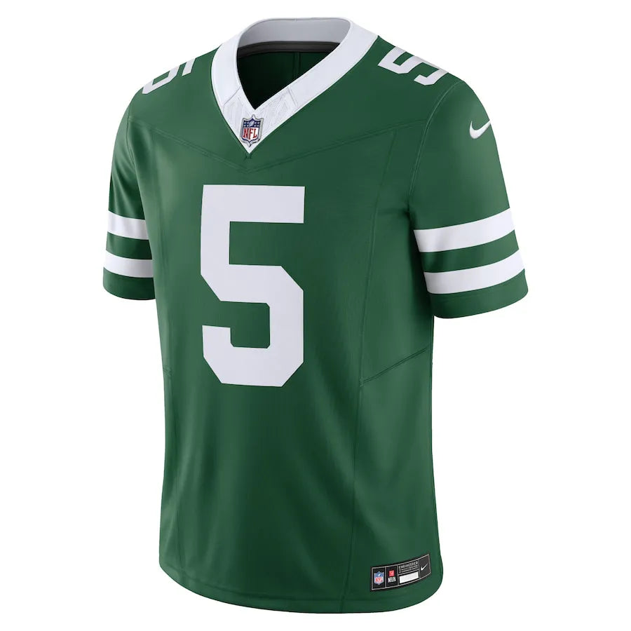 NFL New York Jets Green Garrett Wilson 5  Legacy Jersey Verde