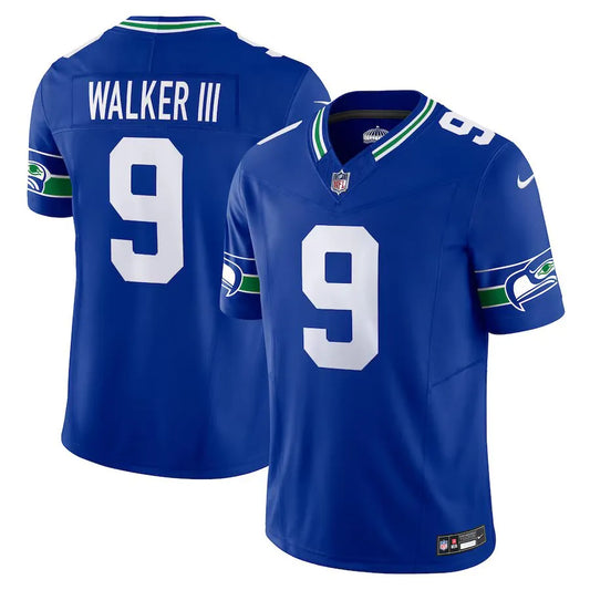 NFL Seattle Seahawks Walker III 9  Limited Jersey Azul Royal