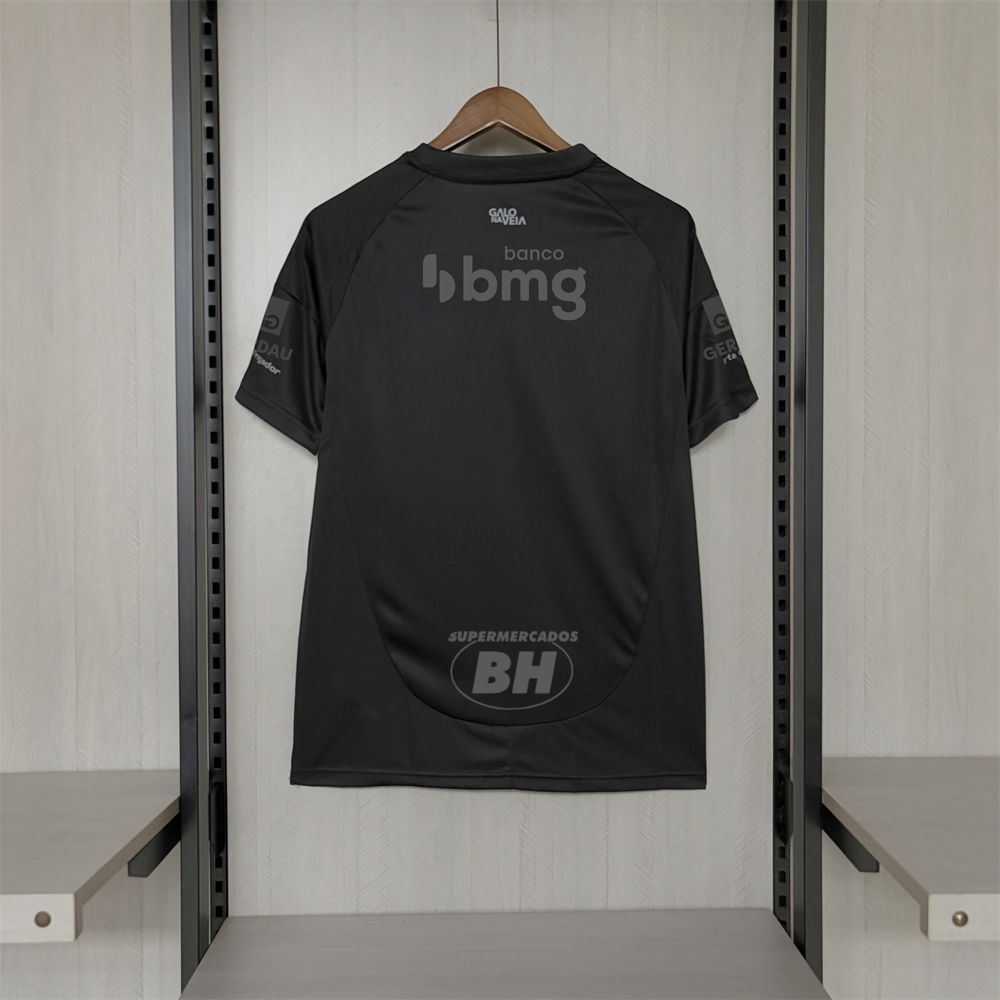 Camisa Atlético Mineiro All Black 2025/26 - Galo na Veia - All Sponsor