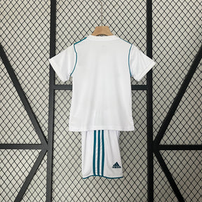Kit Kids Retro Real Madrid Home Jersey 2017/18