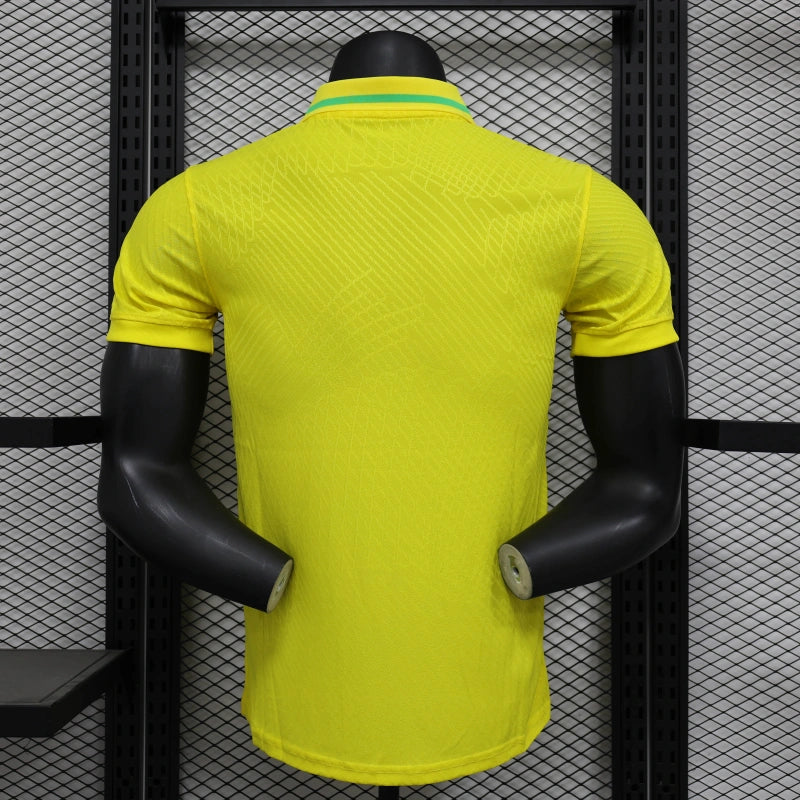 Brazil 25/26 Polo Edition Jersey - Yellow - Player Version - Slim Fit