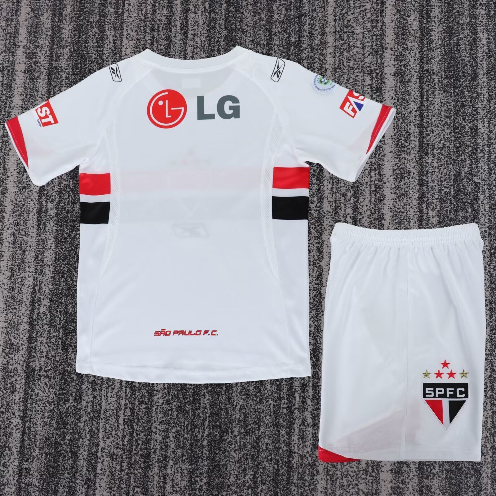 Camisa Sao Paulo Kit Kids Retro 2007/08 - Home