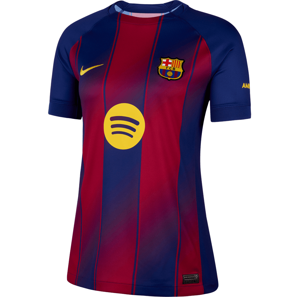 Barcelona 2025-26 Womens Home Stadium Jersey - Fan Version