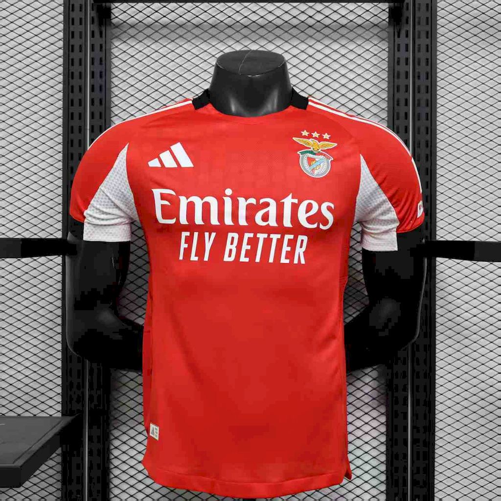 Benfica 2025/26 Home Jersey Player Version - Authentic Player [Slim Fit] Player [Slim Fit] Player [Slim Fit] Slim Fit