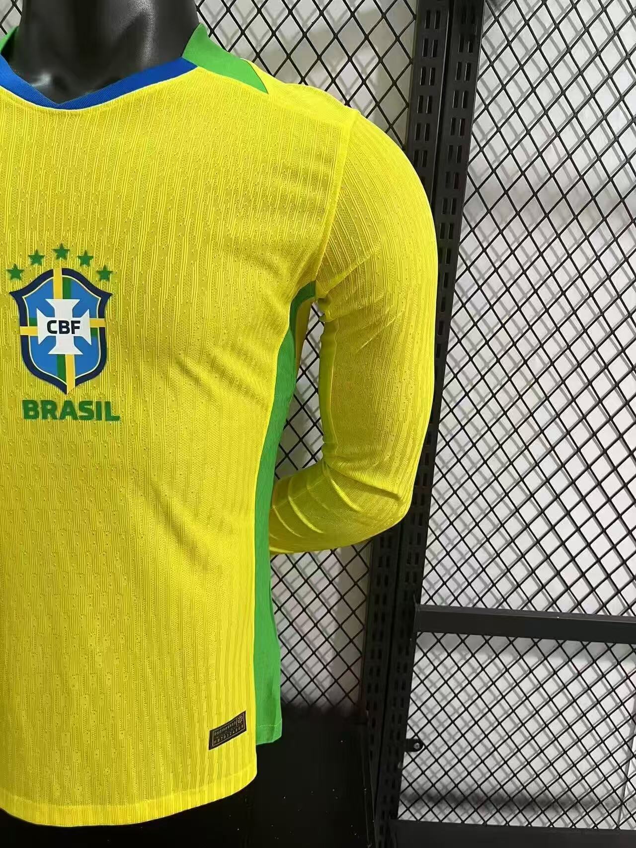 Brazil 2025/26 Authentic Player Long Sleeve Brasil [Slim Fit]