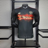 Manchester United 25/26 Training Jersey - Black - Player Version - Slim Fit