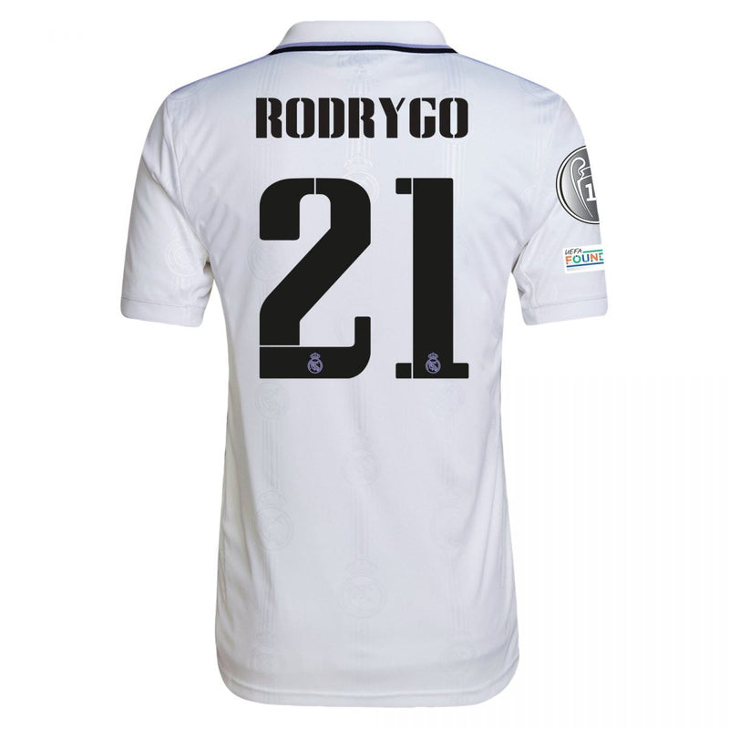 Rodrygo Real Madrid 22/23 UCL I Home Jersey - Adidas