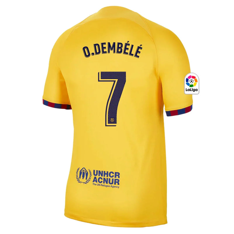 Ousmane Dembélé Barcelona 22/23 Senyera IV Fourth Jersey - Nike