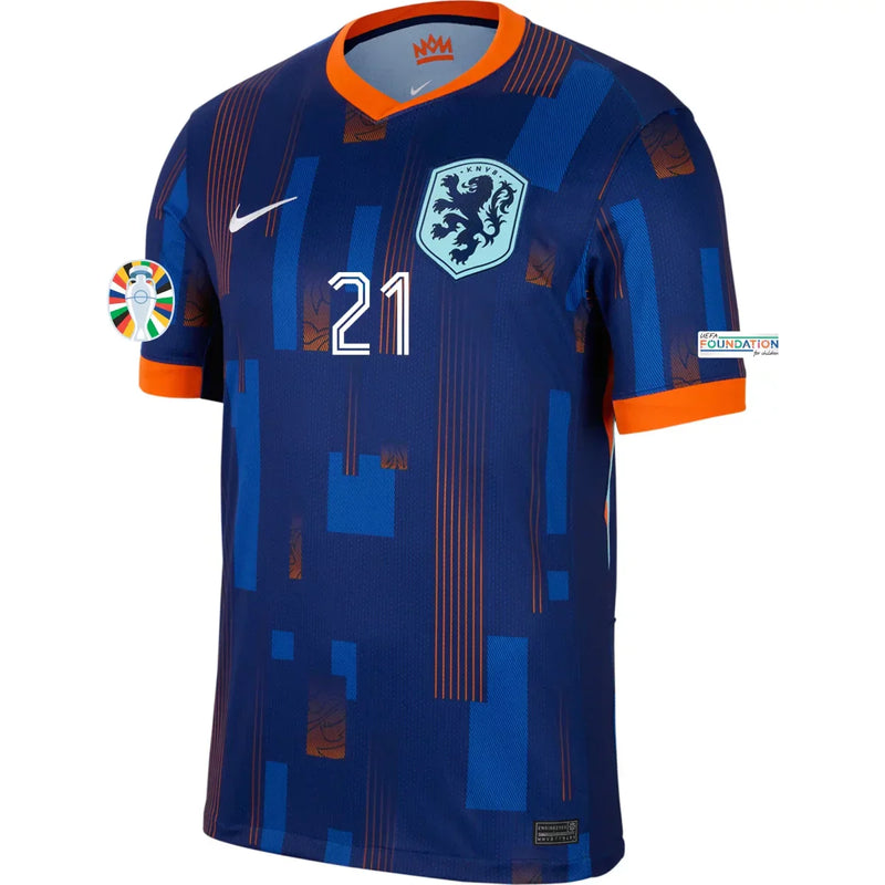 Frenkie de Jong Netherlands 24/25 II Away Jersey - Nike