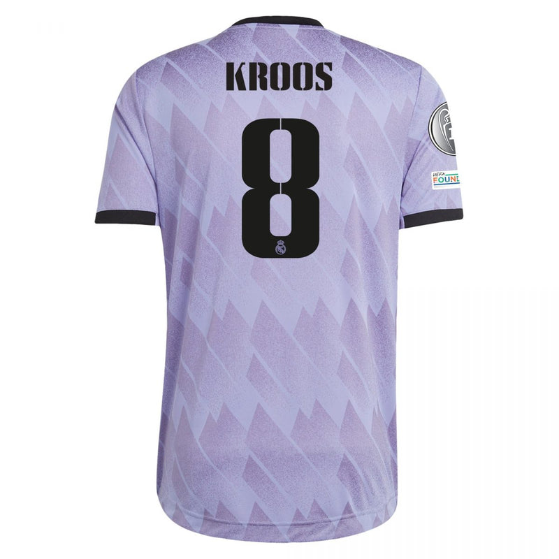 Toni Kroos Real Madrid 22/23 Player [Slim Fit] UCL II Away Jersey - Adidas