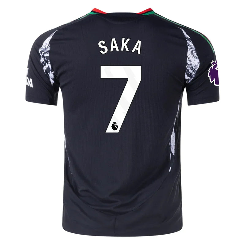 Bukayo Saka Arsenal 24/25 Player [Slim Fit] II Away Jersey - Adidas