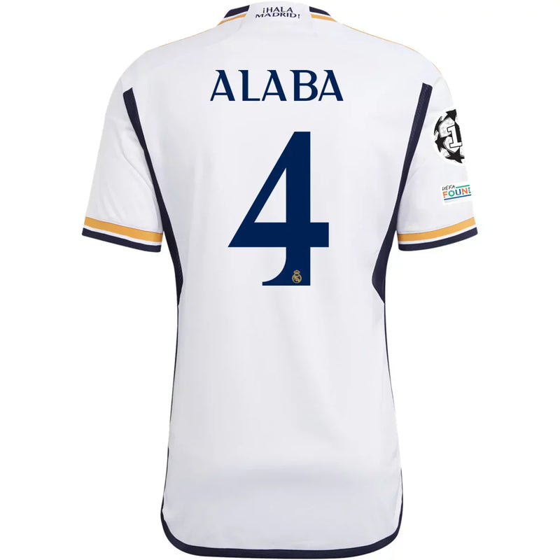 David Alaba Real Madrid 23/24 I Home Jersey - Adidas