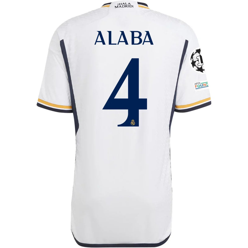 David Alaba Real Madrid 23/24 Player [Slim Fit] I Home Jersey - Adidas