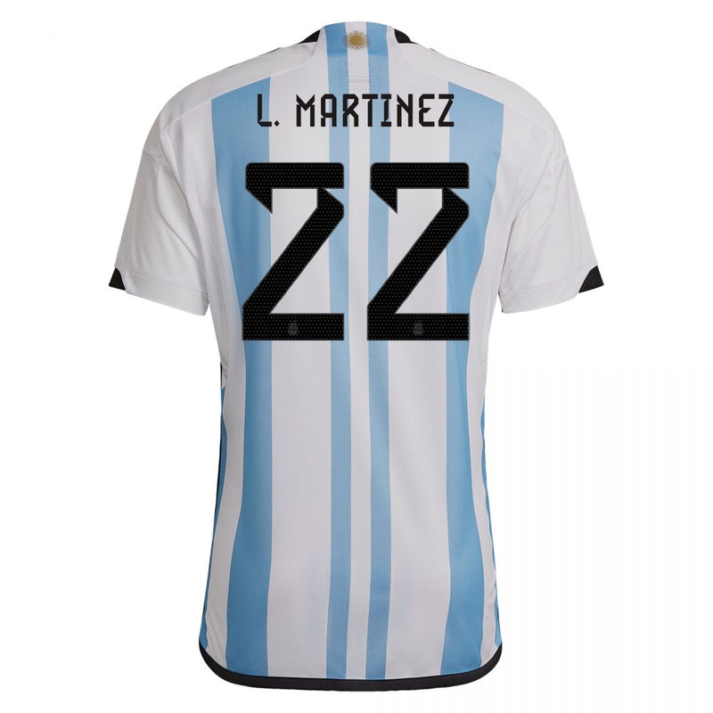 Lautaro Martinez Argentina 22/23 I Home Jersey - Adidas