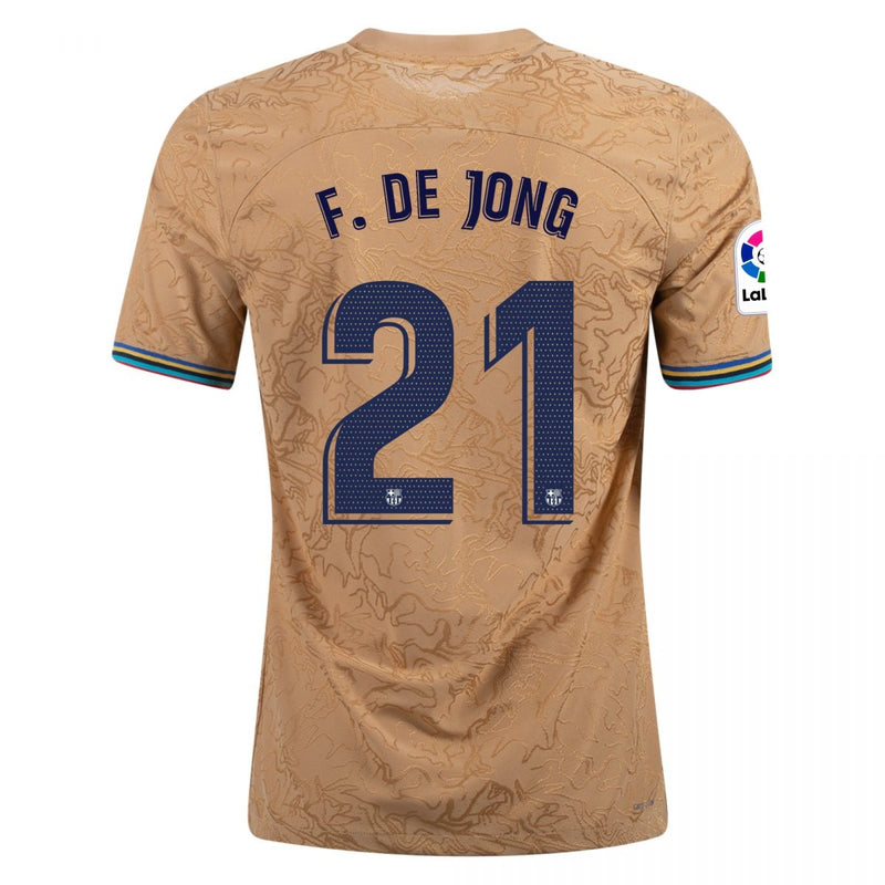 Frenkie de Jong Barcelona 22/23 Player [Slim Fit] II Away Jersey - Nike