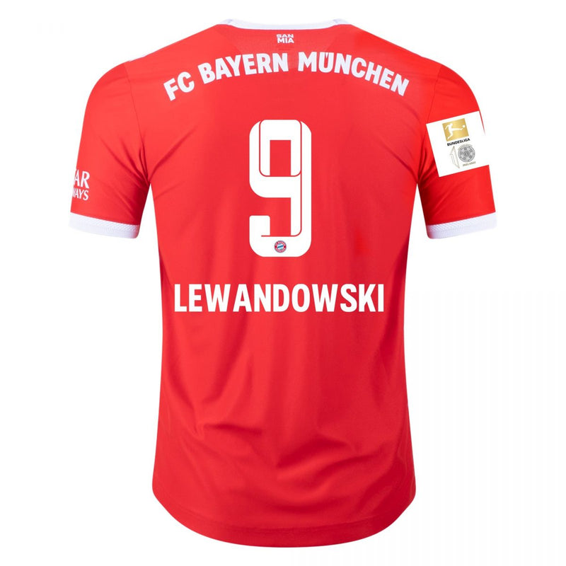 Robert Lewandowski Bayern Munich 22/23 Player [Slim Fit] I Home Jersey - Adidas