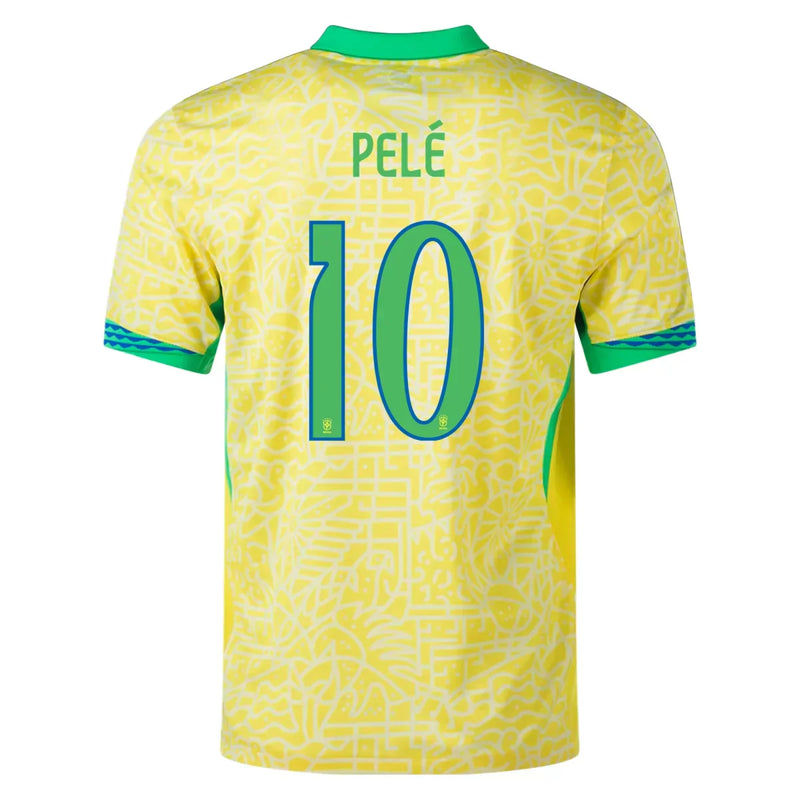 Pelé Brazil 24/25 Player [Slim Fit] I Home Jersey - Brasil - Nike