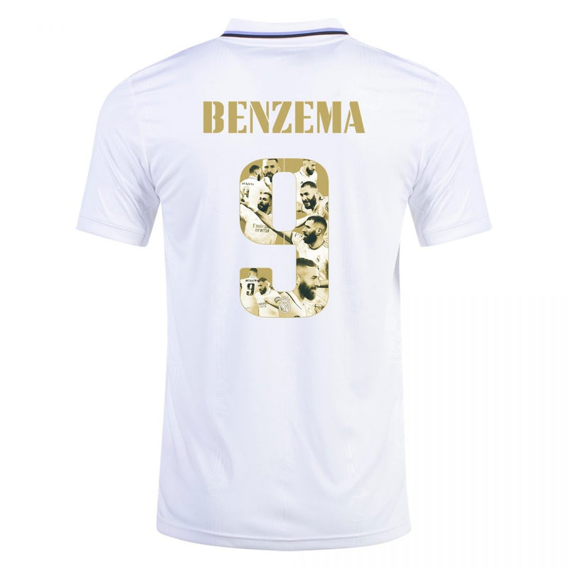 Karim Benzema Special Edition Ballon d’Or Player [Slim Fit] I Home Jersey - Adidas