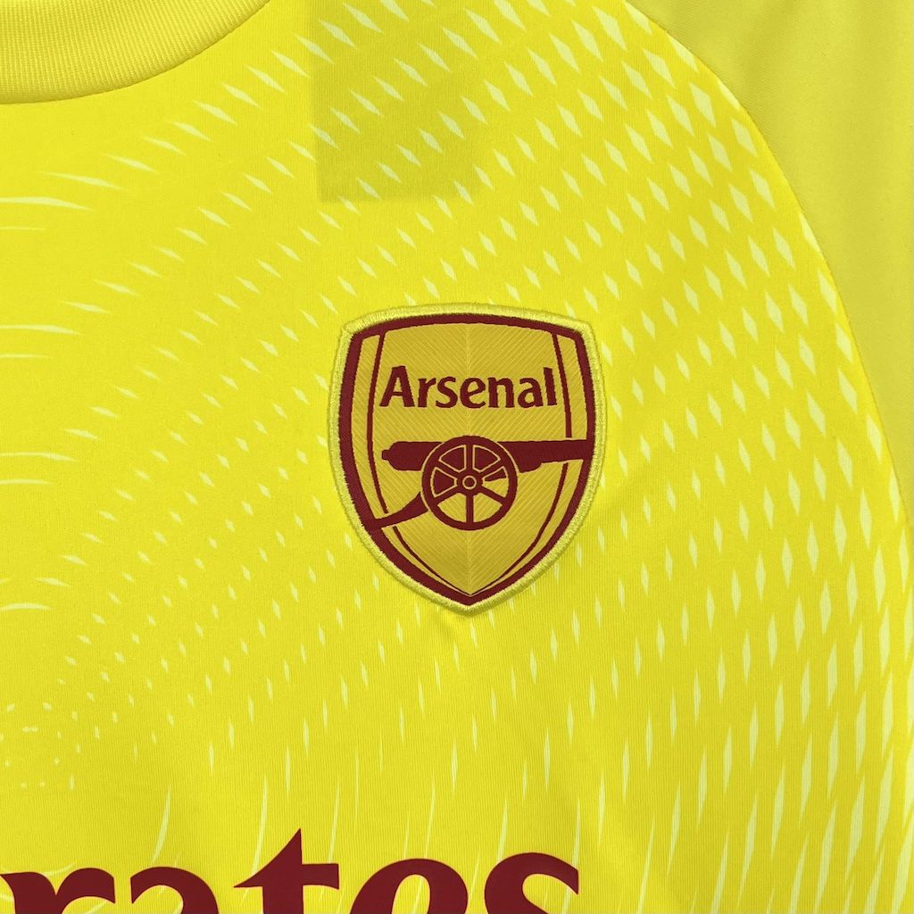 Arsenal 2025/26 Yellow goalkeeper Jersey