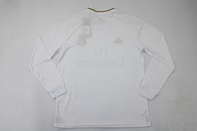 Real Madrid 2019/20 Jersey Long Sleeve Retro - Patch Champions