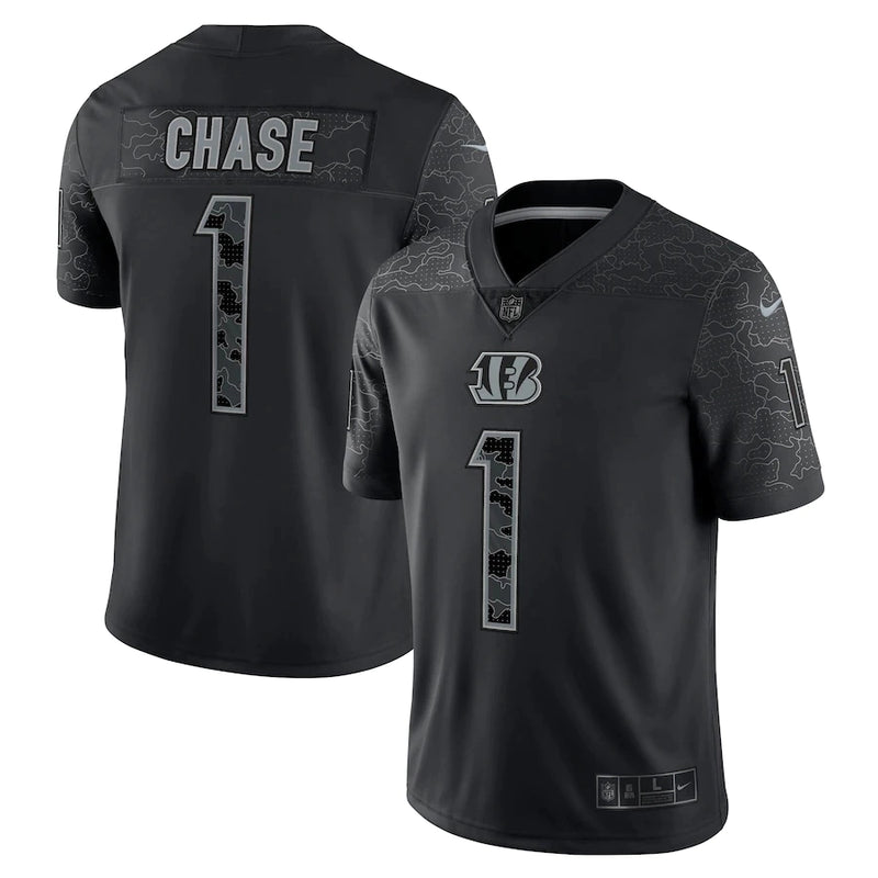 Camisa Cincinnati Bengals Edição Limitada Nike Masculina - Jamarr Chase - Preta