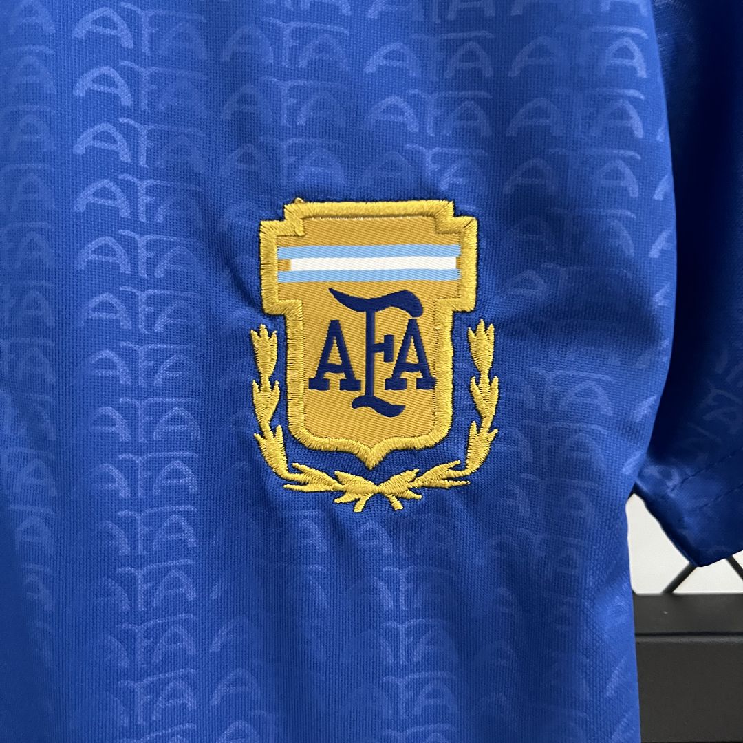 Argentina Away Retro 1994 Kids Kit