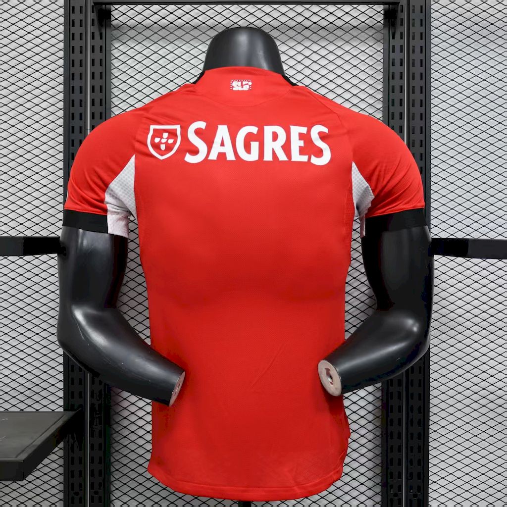 Benfica 2025/26 Home Jersey Player Version - Authentic Slim Fit