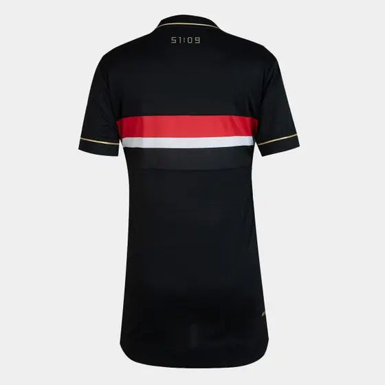 Camisa Sao Paulo Tricolor Third 25/26 - Preta - Fan version