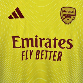 Arsenal 2025/26 Yellow goalkeeper Jersey