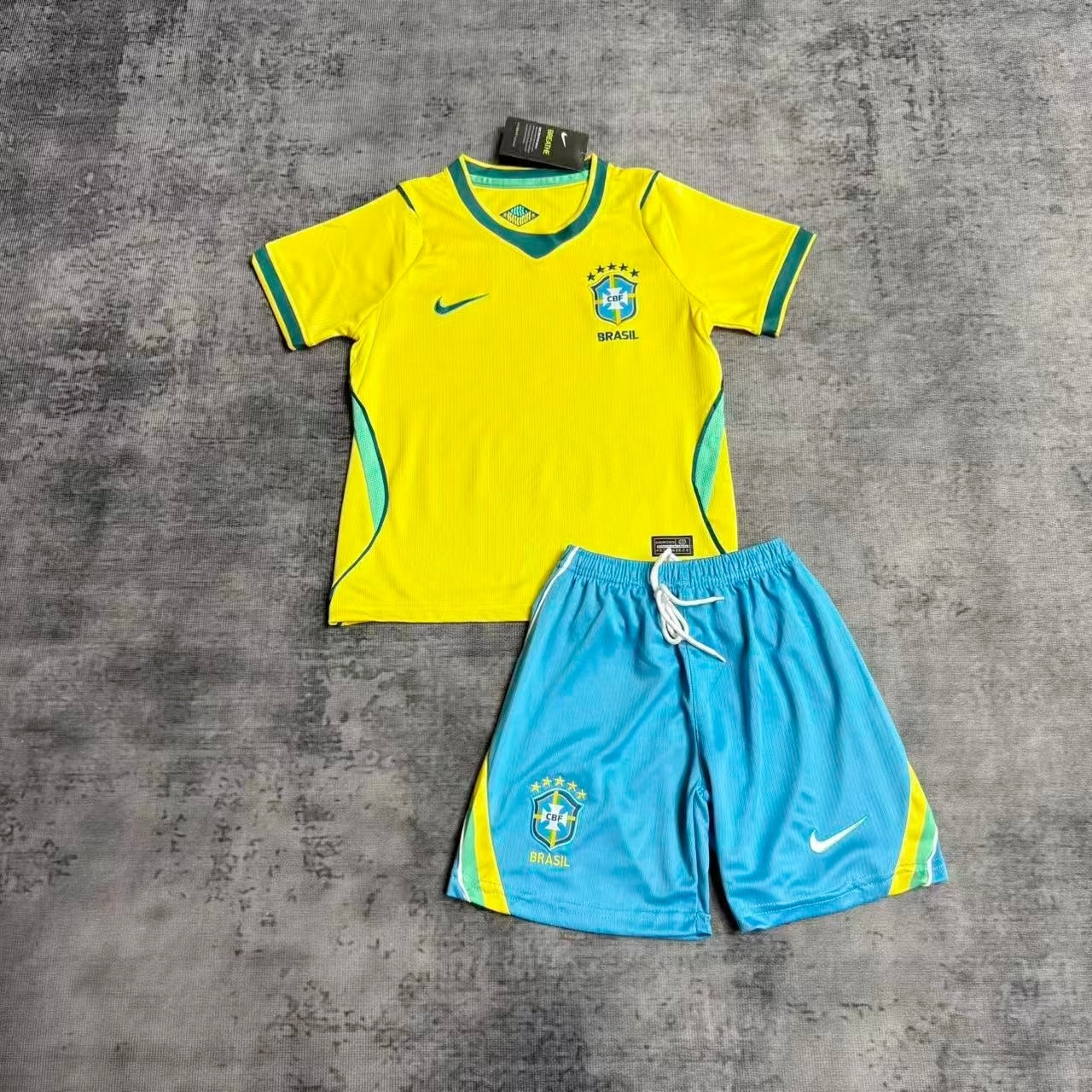 Set Kids Brazil World Cup 2026 Kit Kids - Jersey Zone