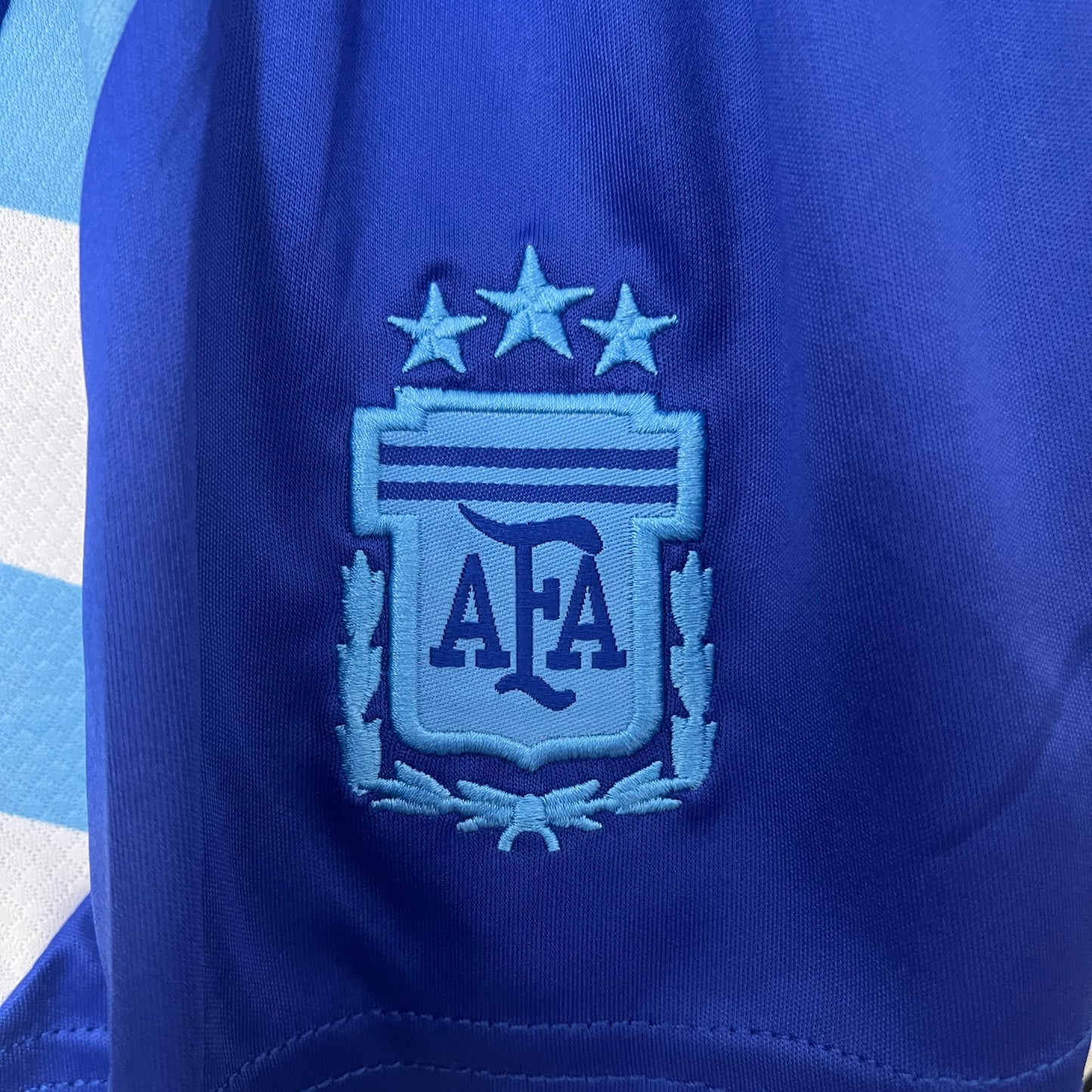 Argentina Away Kids Kit 2024 - Patch Fifa World Champions 2022