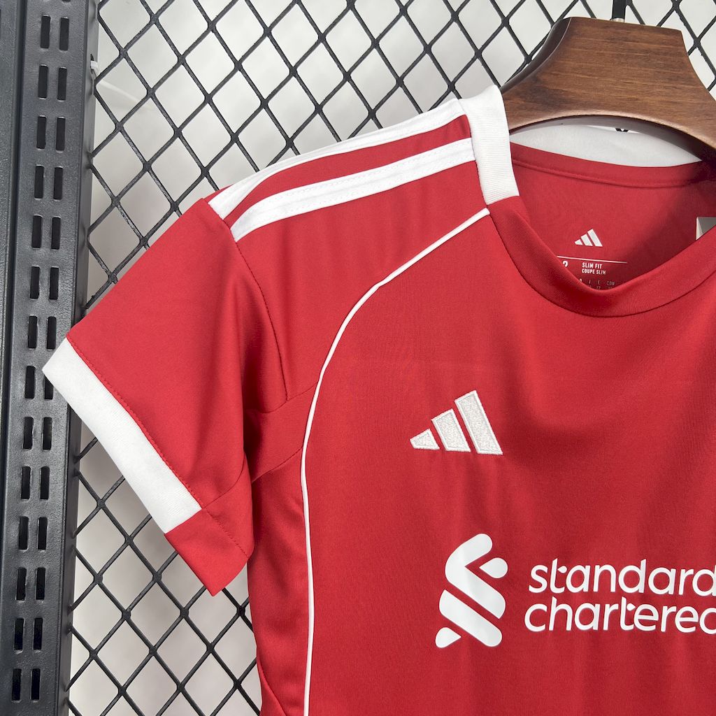 Liverpool  2025/26 Home Kids Kit