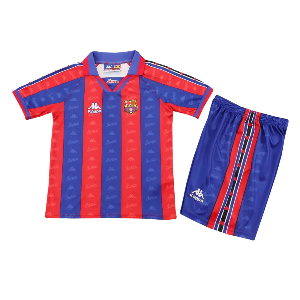 Kids Retro Barcelona Home Jersey 1996/97