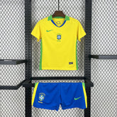 Brazil 2025/26 Home Kids Kit Brasil