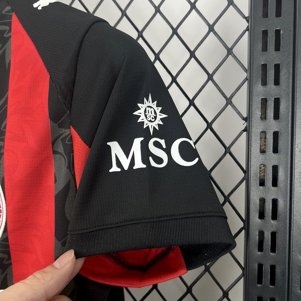 AC Milan 2025/26 Home Kids Kit