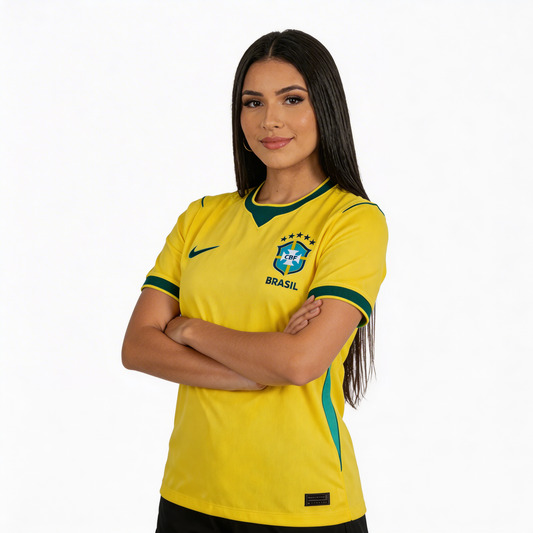Camisa Brazil World Cup 2026 Feminina - Women - Fan Version Brasil