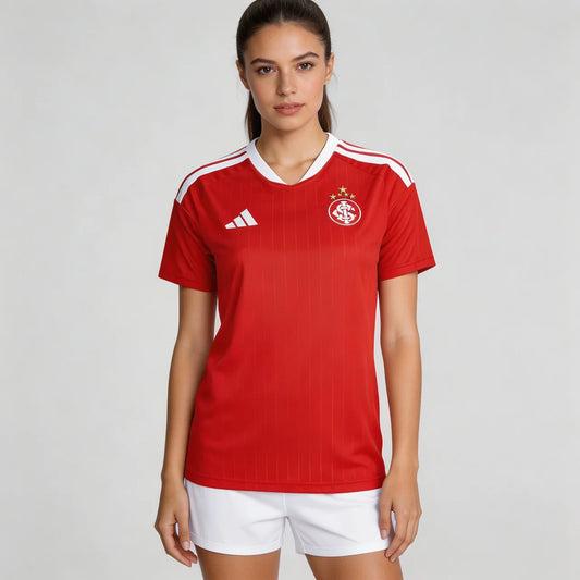 Jersey Internacional I 26/27 Adidas Women's - Vermelho - Jersey Zone