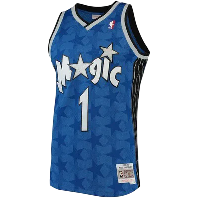 mitchell E Ness Orlando Magic Swingman-Azul