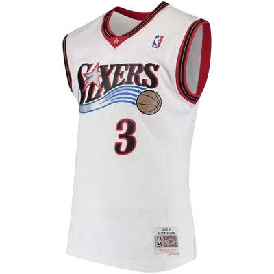 mitchell E Ness Philadelphia 76ers Swingman-Branco