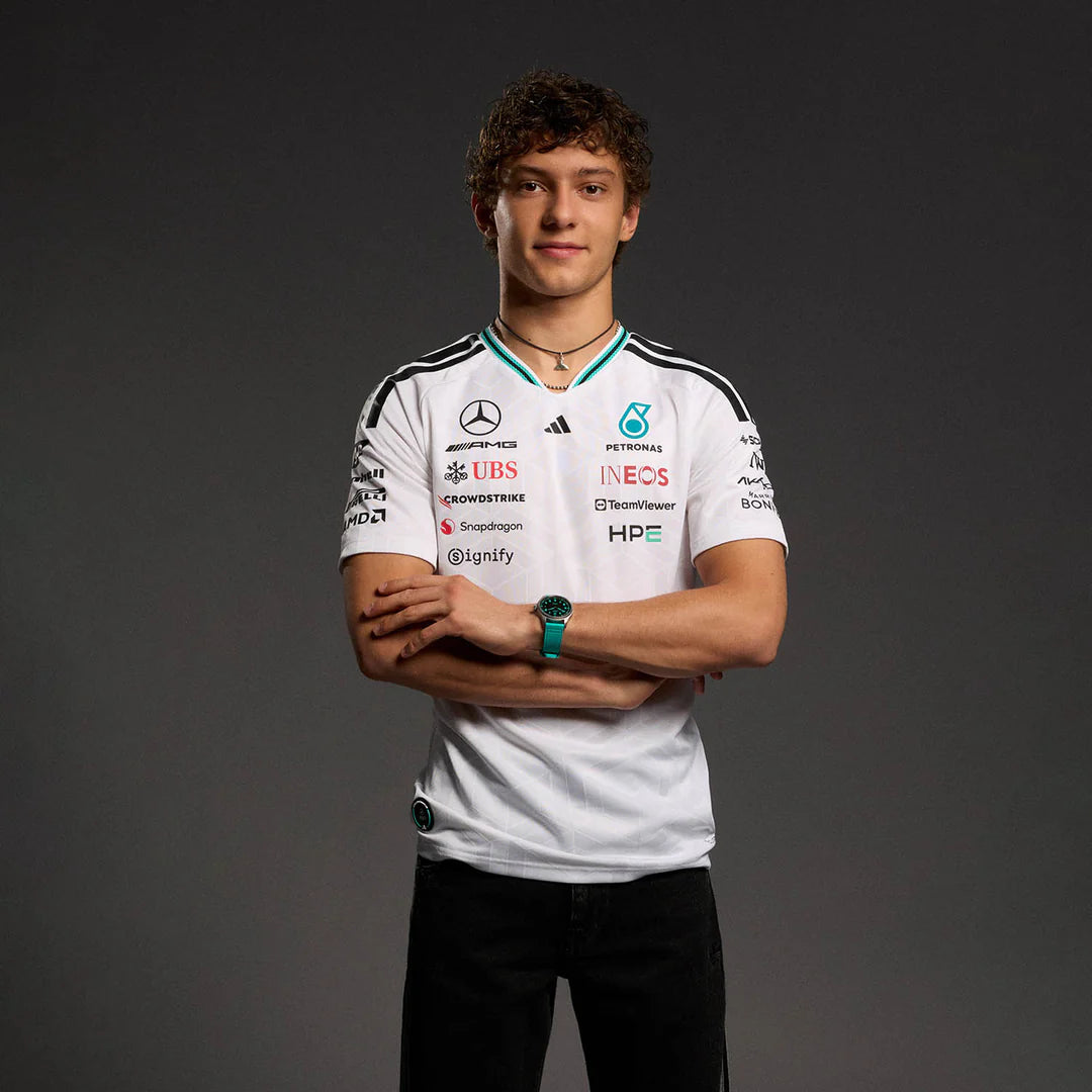 Mercedes Adidas 2026 Driver Tee White F1