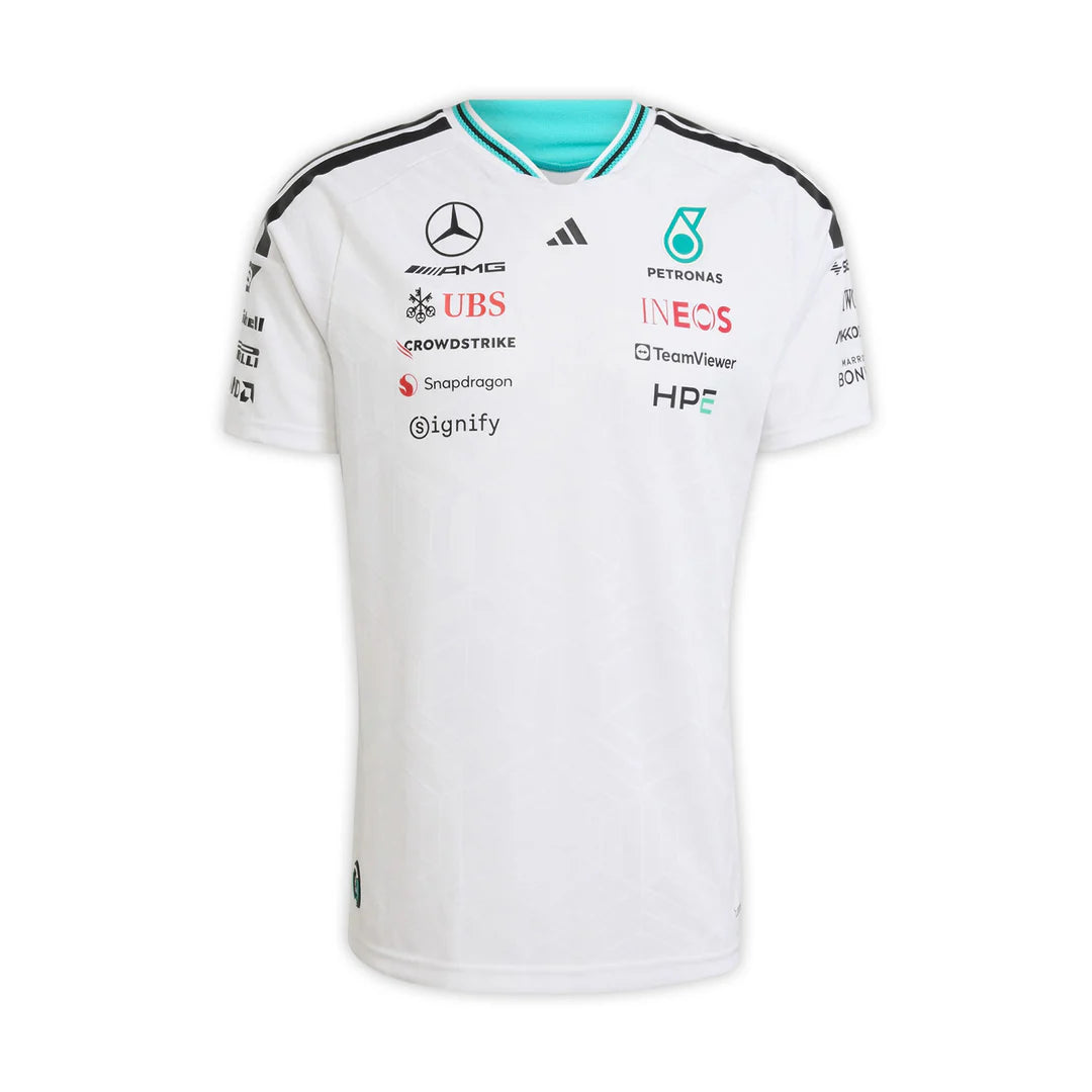 Mercedes Adidas 2026 Driver Tee White F1