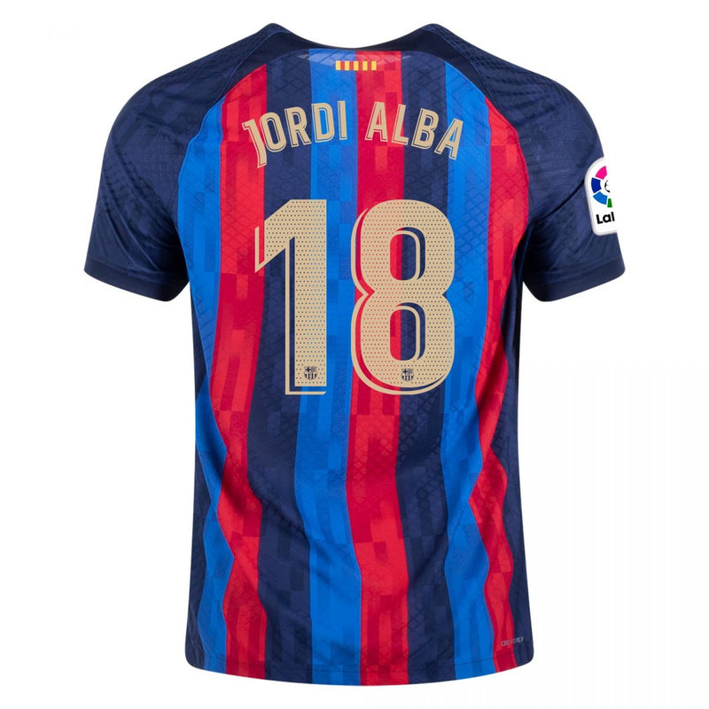 Jordi Alba Barcelona 22/23 Player [Slim Fit] I Home Jersey - Nike