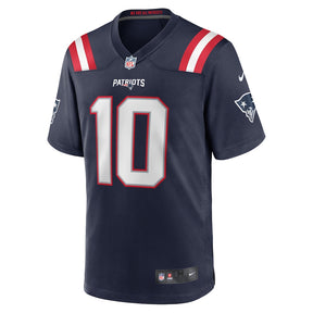 New England Patriots Drake Maye Nike Navy Player Game Jersey - NFL