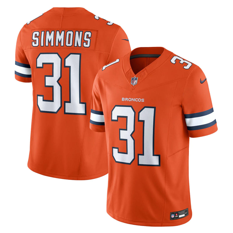 Camisa Denver Broncos Nike Masculina - Laranja