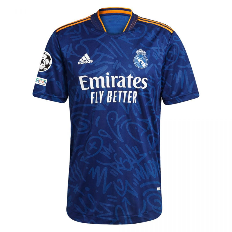 Karim Benzema Real Madrid 21/22 Player [Slim Fit] II Away Jersey - Adidas