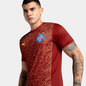 Camisa Bahia III 25/26 s/n Puma Masculina - Vermelho Fan version